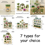 Multifuncitonal,Wooden,Plants,Stand,Follower,Organizer,Shelf,Garden,Display,Holder,Garden,Indoor,Decor