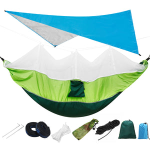 IPRee,300KG,Lightweight,Portable,Camping,Hammock,Awning,Mosquito,Canopy,Nylon,Hammocks,Waterproof,Straps,Shelter