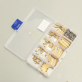 Suleve,M2BT1,270Pcs,Female,Knurled,Brass,Round,Thread,Column,Standoff,Spacer,Pillar,Board,Assortment