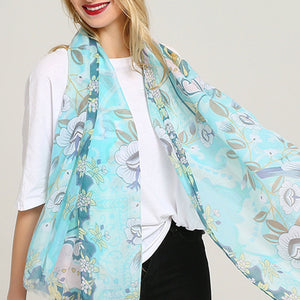 Laides,Vogue,Summer,Cotton,Graffiti,Printting,Scarf,Outdoor,Shawl,Women