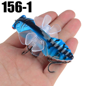 ZANLURE,7.5cm,Artificial,Fishing,Insect,Rotating,Wings,Swimbait,Fishing