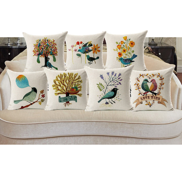 Honana,45x45cm,Decoration,Flower,Optional,Patterns,Cotton,Linen,Pillow