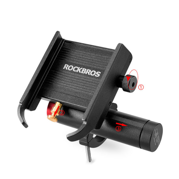 ROCKBROS,Mirror,Holder,Phones,Outdoor,Cycling,Rotatable,Rechargeable,Phone,Holder,Bicycle,Cellphone