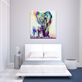 Miico,Painted,Paintings,Animal,Elephant,Paintings,Decoration