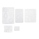 248Pcs,Resin,Casting,Molds,Jewelry,Making,Silicone,Mould,Metal,Pendant,Craft