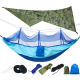 IPRee,Lightweight,Portable,Camping,Hammock,Awning,Waterproof,Mosquito,Hammock,Canopy,Nylon,Hammocks,Straps,Shelter,Screen,300KG