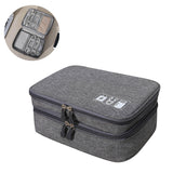 Double,Layer,Waterproof,Digital,Headphone,Charger,Storage,Organizer