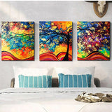 Miico,Painted,Three,Combination,Decorative,Paintings,Money,Decoration