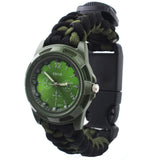 IPRee,Survival,Compasss,Bracelet,Watch,Emergency,Nylon,Paracord,Wristband