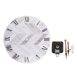 Clock,Diameter,Seamless,Round,Decor