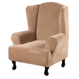 Velvet,Cover,Elastic,Wingback,Coverage,Chair,Protector,Stretch,Slipcover,Dustproof,Armchair,Cover,Office,Furniture,Decorations
