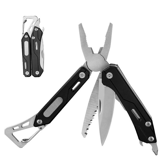 VOLKEN,VK2110A,Multifunctional,Stainless,Steel,Tools,Plier,Cable,Cutter,Folding,Knife,Pliers,Portable,Carabiner,Outdoor,Camping,Hunting