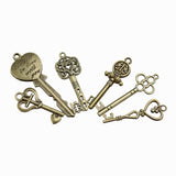 19Pcs,Antique,Bronze,Retro,Pendant,Necklace,Bracelet,Anklet,Decorations