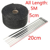 Black,Insulation,Fiber,Glass,Exhaust,Header