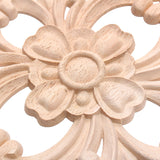 Unpainted,Applique,Carved,Corner,Round,Onlay,Furniture,Decor