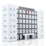 Scale,Hospital,Buildings,Model,Office,Skyscraper,Assembled,Plastic,Parts