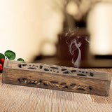 Mango,Wooden,Incense,Stick,Holder,Burning,Inlay,Burner,Catcher