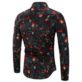 Men's,Christmas,Shirt,Casual,Party,Sleeve,Shirt,Breathable,Blouse,Camping,Hiking,Fancy