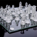 20*20,25*25CM,Elegant,Checker,Glass,Chess,Decorations