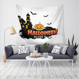 Loskii,Halloween,Tapestry,Pumpkin,Print,Hanging,Tapestry,Decor,Halloween,Decorations