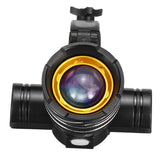 XANES,650LM,Zoomable,Headlight,Charging,Super,Bright,Front,Light,Cycling,Warning,Light