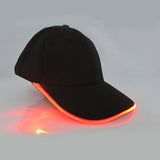 Unisex,Style,Light,Baseball,Luminous,Fashion,Snapback,Fiber,Optic