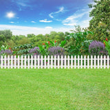 30*40CM,Outdoor,Plastic,White,Fence,Garden,Flowerpot,Parterre,Fence,Decoration