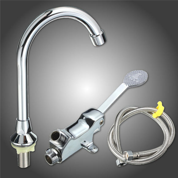 Single,Faucet,Outlet,Plate,Flexible,Pedal,Valve,Kitchen,Basin,Faucet