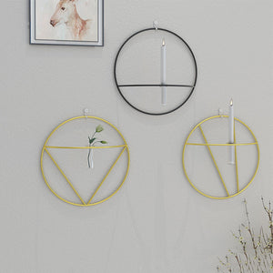 Nordic,Style,Geometric,Candlestick,Metal,Candle,Holder,Crafts