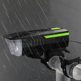 XANES,600LM,140dB,Front,Light,Rechargeable,Modes,Waterproof,Warning,Night,Light