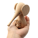 Adjustable,Handicraft,Elephant,Wooden,Animal,Smooth,Surface,Decorations