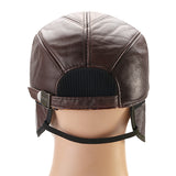 Collrown,Winter,Genuine,Leather,Baseball,Earflap,Muffs,Windproof,Outdoor,Trucker