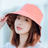 Women,Cotton,Leopard,Fisherman,Outdoor,Resistence,Bucket