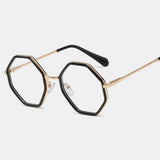 Glasses,Frame,Irregular,Round,Frame,Optical,Glasses