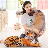 Honana,Simulation,Animal,Pillow,Plush,Printed,Samoyed,Husky,Tiger,Pillow,Cushion