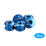 Aluminum,Alloy,Tooth,Screw,Bicycle,Crankset,Double,Chainring