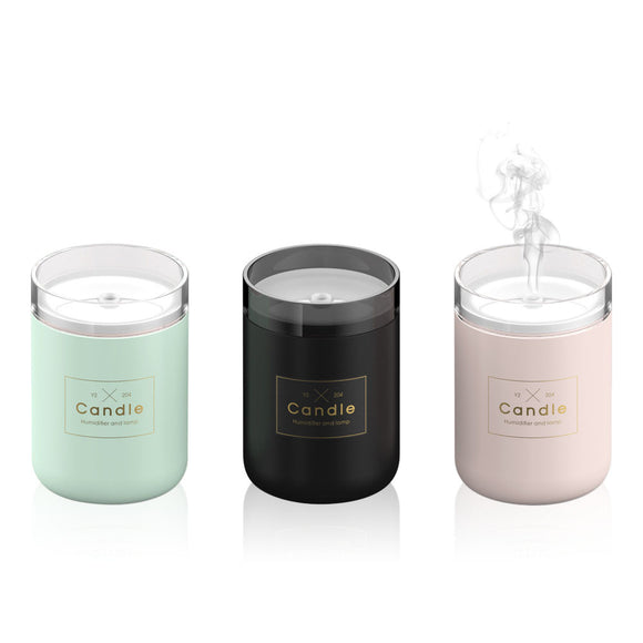 KCASA,Creative,Candle,Humidifier,280ML,Night,Light,Display,Spray,Scented,Candle,Humidifier,Aroma,Diffuser
