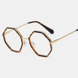 Glasses,Frame,Irregular,Round,Frame,Optical,Glasses