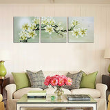 Modern,Magnolia,Paint,Flower,Painting,Canvas,Decor,Mural,Paintings