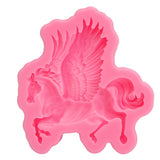 Silicone,Pegasus,Horse,Fondant,Mould,Chocolate,Decor,Mould,Sugar,Crafts