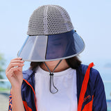 Women,Summer,Protection,Visor,Breathable,Bucket,Riding,Cycling