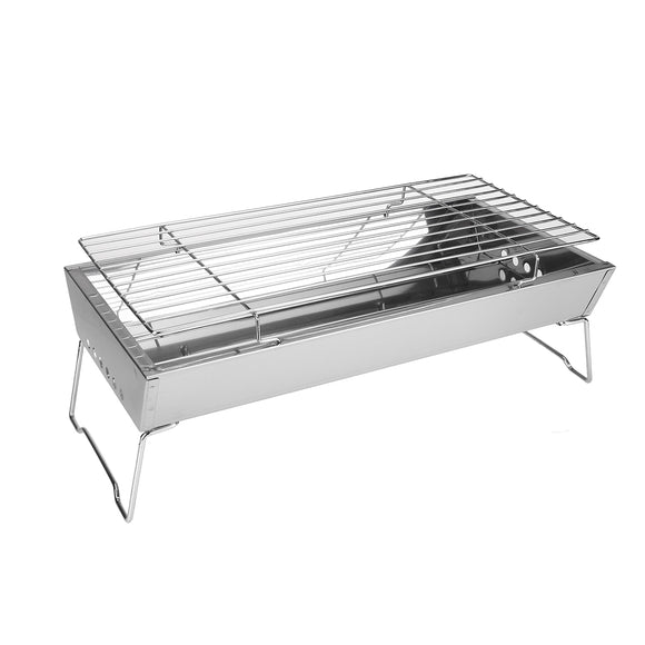 45x24x7.5cm,Stainless,Steel,Grill,Outdoor,Stainless,Barbecue,Portable,Camping,Barbecue,Grill,Multifunction,Stove