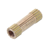 Suleve,MXBN7,330Pcs,Knurled,Brass,Round,Female,Thread,Knurled,Round,Insert,Embedment,Assortment