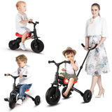 NADLE,Children,Foldable,Lightweight,Tricycle,Outdoor,Toddle,Trolley,Strollers,Scooter,Years,Babies,Handle