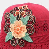 Women,Printed,Hollow,Straw,Breathable