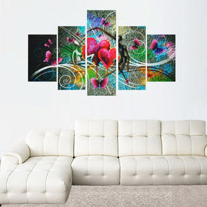 Frameless,Canvas,Print,Abstract,Dancing,Lovers,Modern,Picture,Decor