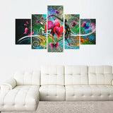 Frameless,Canvas,Print,Abstract,Dancing,Lovers,Modern,Picture,Decor