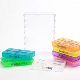 KCASA,Portable,Organizer,Weekly,Travel,Medicine,Tablets,Holder