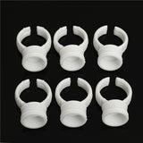 50pcs,White,Pigment,Holder,Rings,Holders