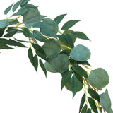 Artificial,Silver,Dollar,Eucalyptus,Garland,Greenery,Willow,Wedding,Garden,Decorations